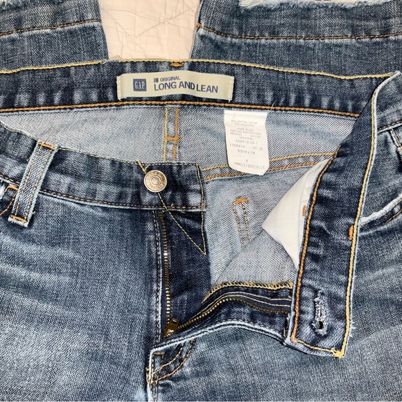 Vintage Gap Made in USA LONG AND LEAN women’s Size 4 Ankle/Cheville Jeans - Picture 2 of 3